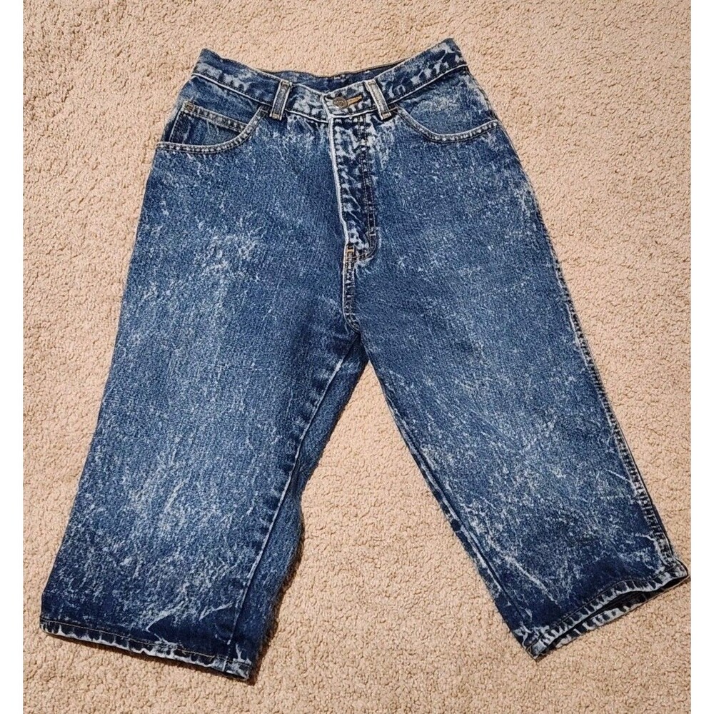 Women’s Vintage SASSON Bermuda Mom Shorts Acid Wash Denim Jean Shorts 5 1980's